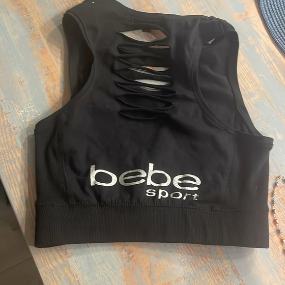 bebe Tops - Black Crop Top